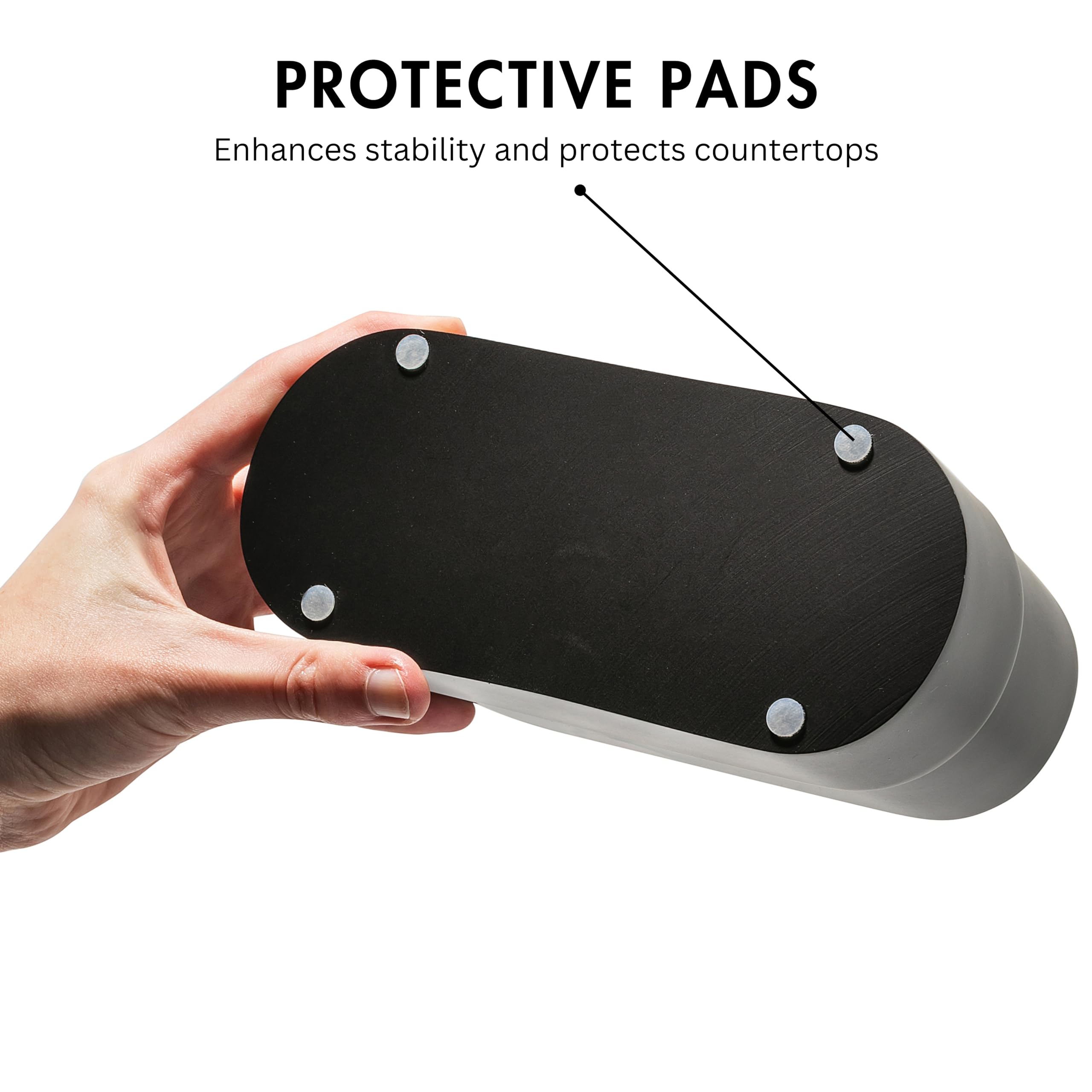 Yew Design Matte Black Large Toothbrush And Toothpaste Holder For Bathroom Vanity And Countertop, 2 Compartments Round Organizer